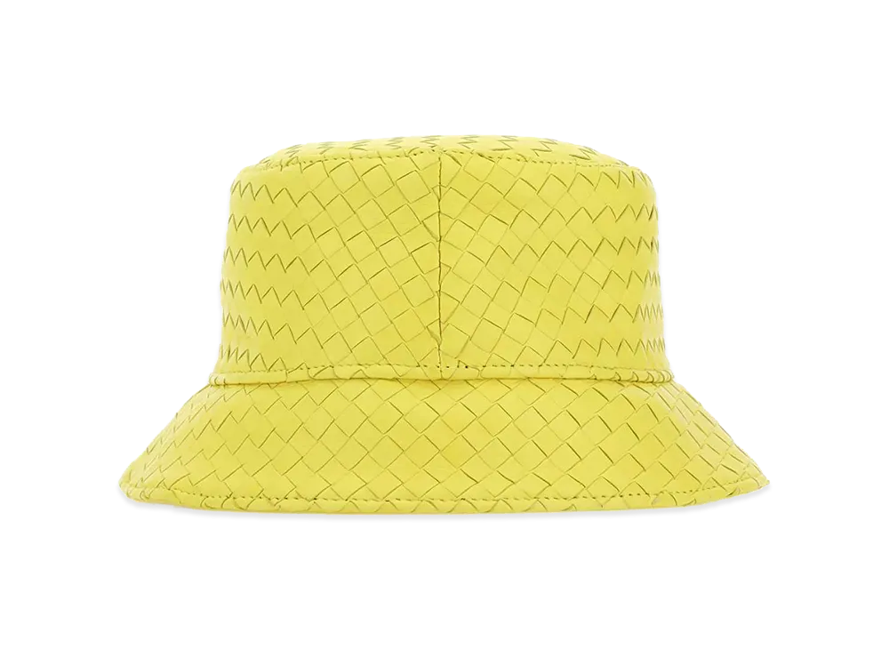 Bottega Veneta Women's Nappa Leather Hat "Yellow"