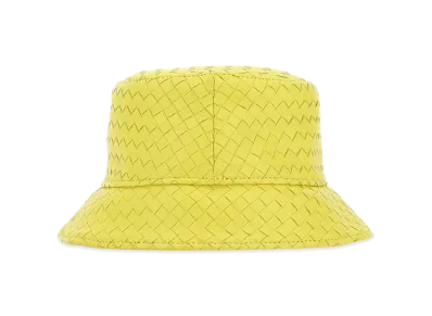 Bottega Veneta Women's Nappa Leather Hat "Yellow"