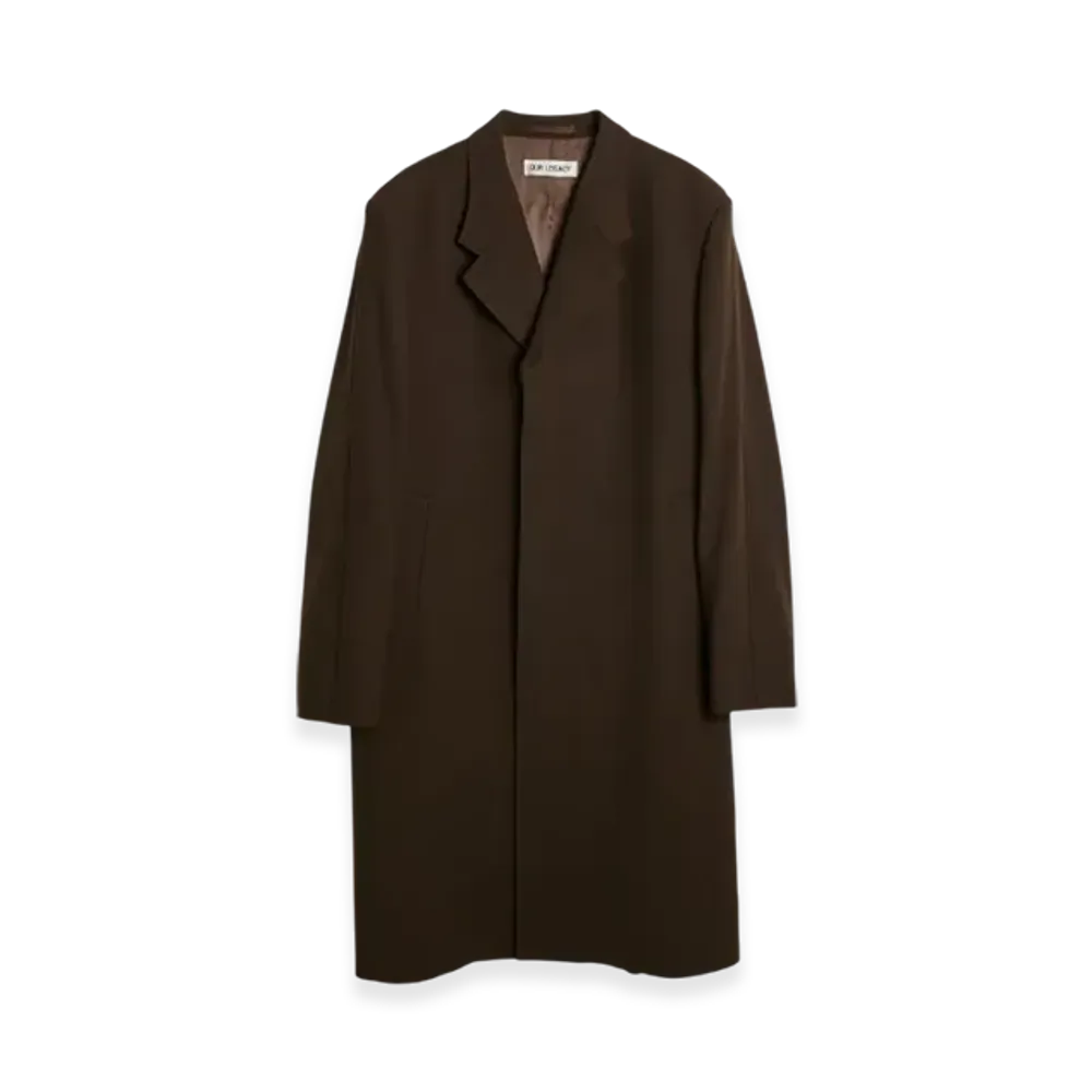 OUR LEGACY Uniform Coat Exquisite Wool "Brown"