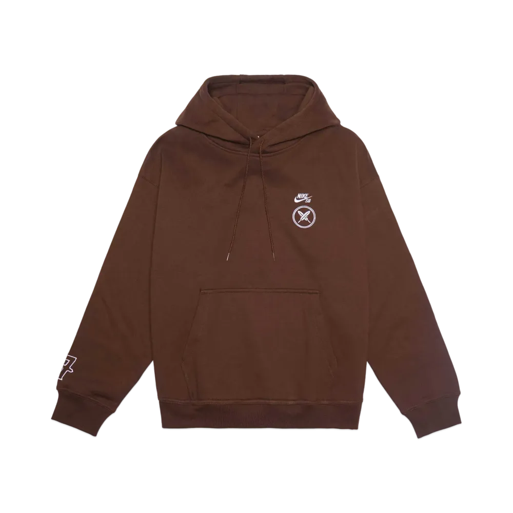 Nike SB x Yuto Horigome Skateboard Fleece Pullover Parka "Brown"