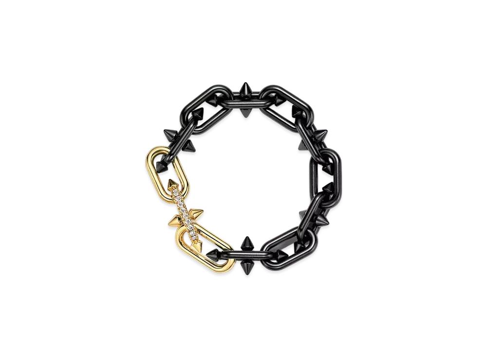 Tiffany & Co. Bracelet in Titanium and Diamonds "Gold"