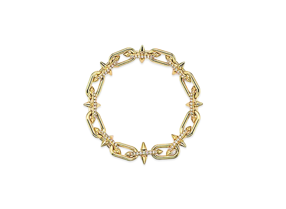Tiffany & Co.Titan by Pharrell Williams Link Bracelet "Yellow Gold/Diamond"