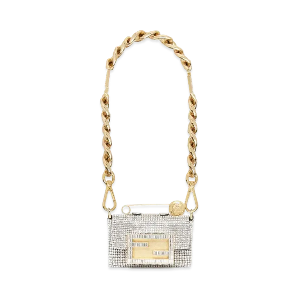 FENDI x Versace Fendace Silver-Colored Metal Charm "Silver"
