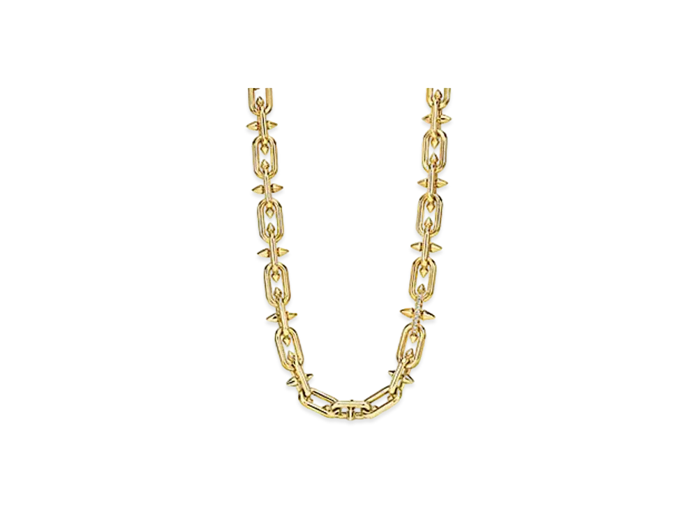 Tiffany & Co.Titan by Pharrell Williams Clasp Necklace "Yellow Gold/Diamond"