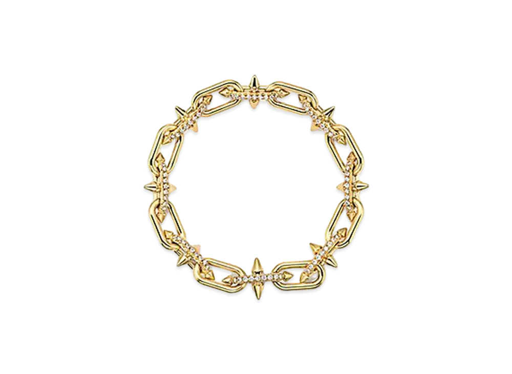 Tiffany & Co. Titan by Pharrell Williams Clasp Bracelet "Yellow Gold/Diamond"