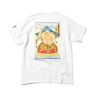 HOME GAME x グラップラー刃牙 x PANCRASE x THREE TIDES S/S TEE "WHITE"