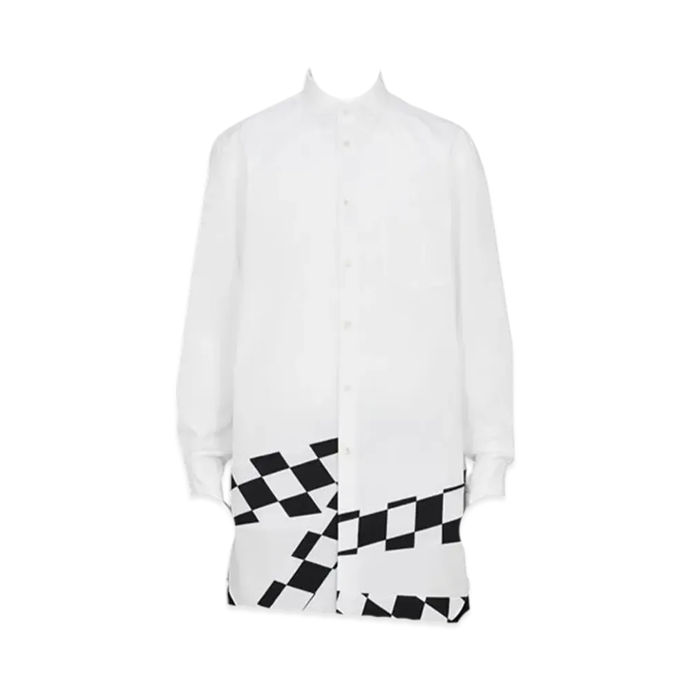 COMME des GARCONS HOMME PLUS Panel Long Shirt "White"