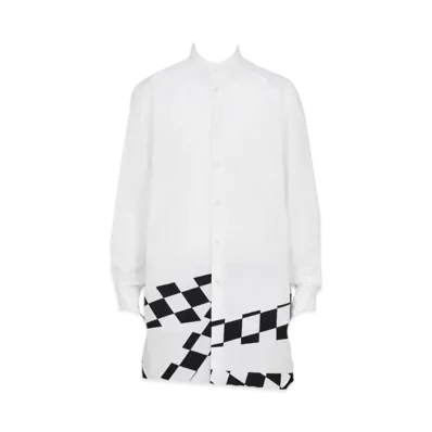COMME des GARCONS HOMME PLUS Panel Long Shirt "White"
