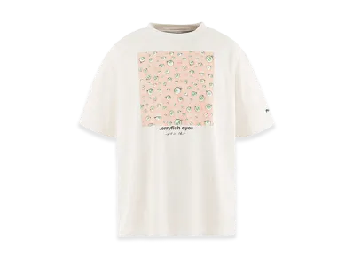 mononoke made SS T-Shirt/Jerry Fish Eyes "White"