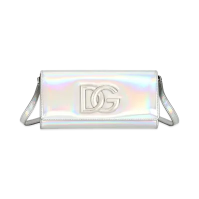 Dolce&Gabbana 3.5 Clutch Strobo Calfskin "Silver"