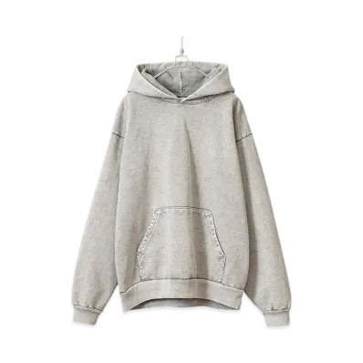 Los Angeles Apparel 14oz Mineral Wash Heavy Fleece Pullover Hoodie Sweat Parka "Lime Stone"