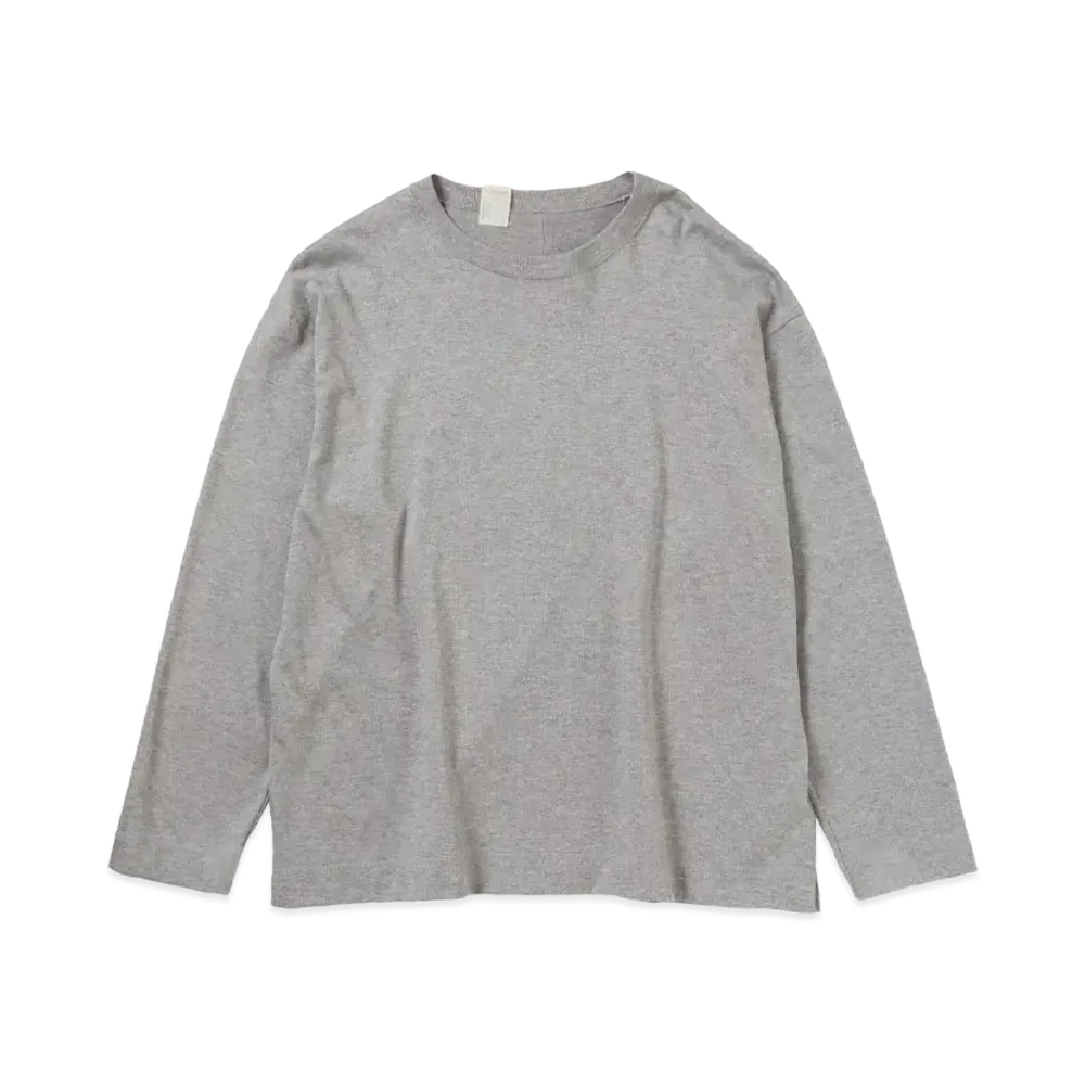 N.HOOLYWOOD Crew Neck Long Sleeve "Top Gray"