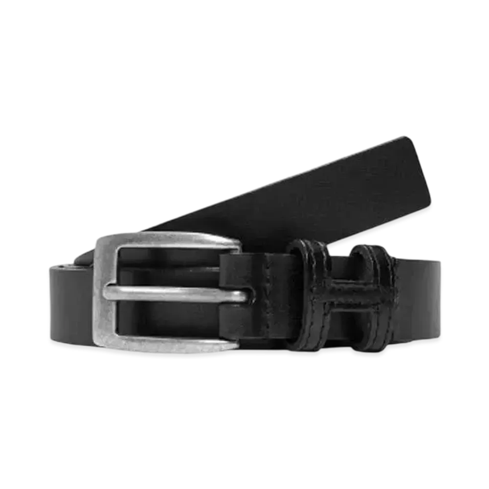 HUF Winter 24 Eyelet Leather Belt "Black"