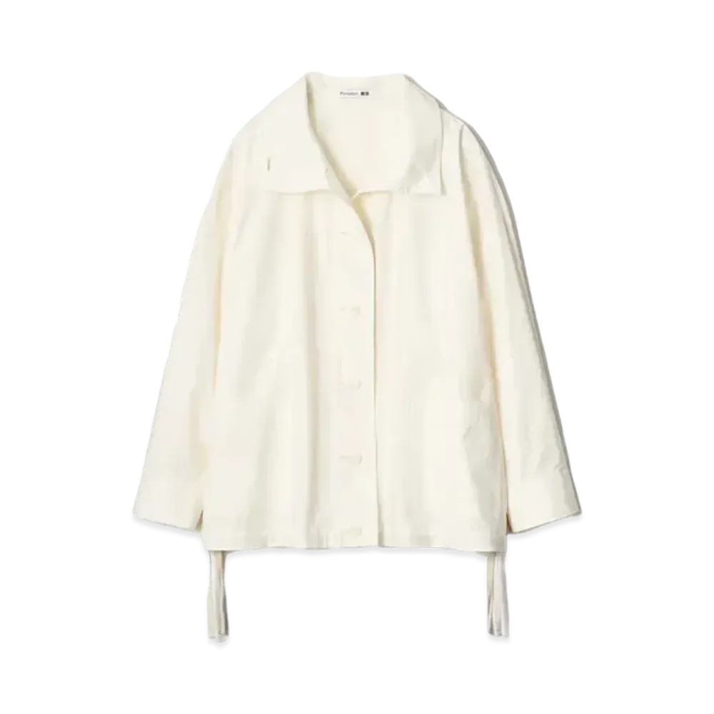 Uniqlo x JW Anderson 24SS Light Cotton Oversized Jacket "Off White"