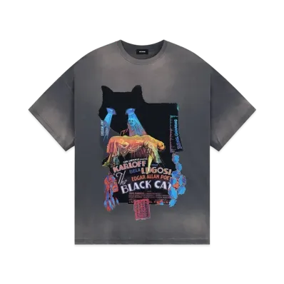 WE11DONE Printed T-shirt "Dark Gray"