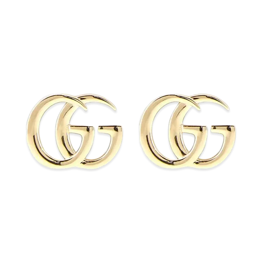 GUCCI Women's Metal GG Marmont Earrings "Gold"
