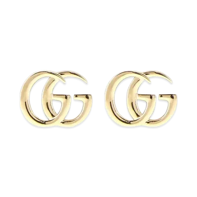 GUCCI Women's Metal GG Marmont Earrings "Gold"