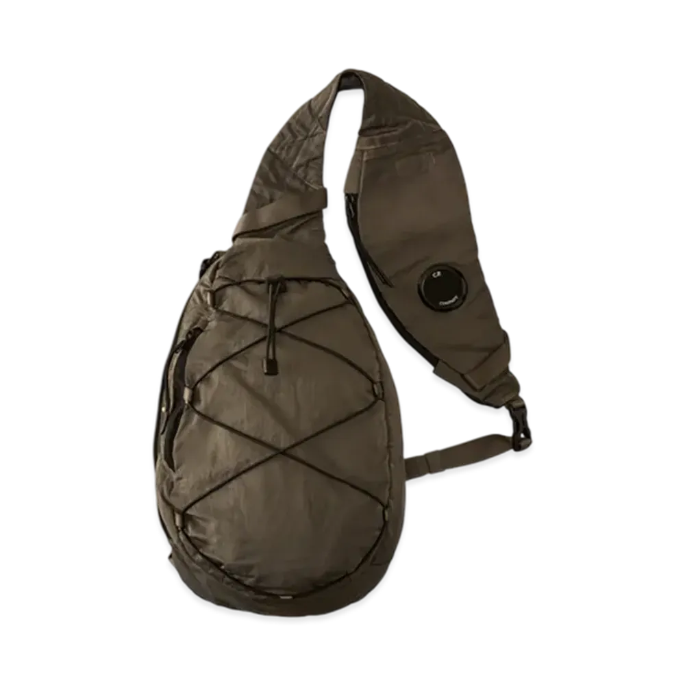 C.P. Company Nylon B Lens Crossbody Rucksack "Gunmetal Grey"
