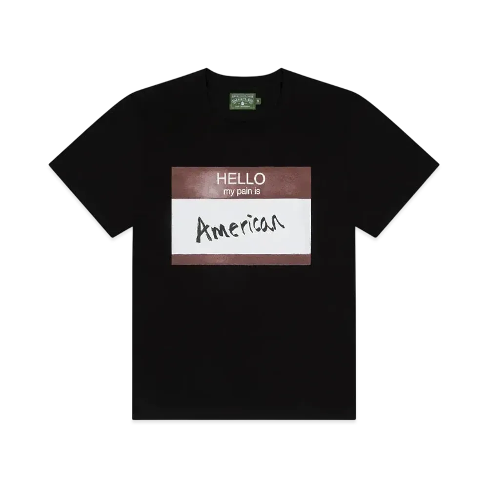 DENIM TEARS My Pain Is Tee "Black"