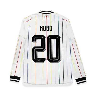 adidas Soccer Japan 2026 Away Authentic Jersey Long Sleeve #20 Takefusa Kubo "OffWhite/Black"