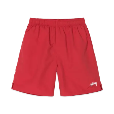 Stussy Stock Water Shorts "Red"