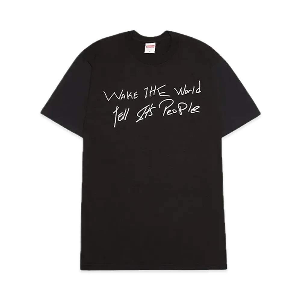 Supreme Wake The World Tee "Black"