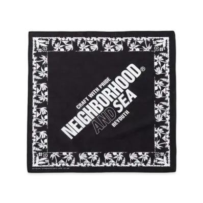 WIND AND SEA x NEIGHBORHOOD Bandana "Black"