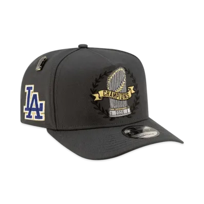 NEW ERA x MLB World Series Champions 2025 9FIFTY A-Frame Parade Cap Los Angeles Dodgers "Gray"
