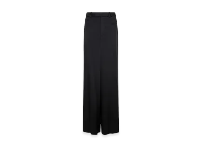 Saint Laurent Women's Satin Crêpe Pants "Black"