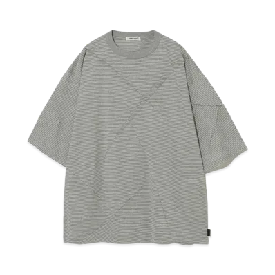 UNDERCOVER Cotton Border T-Shirt "Gray"