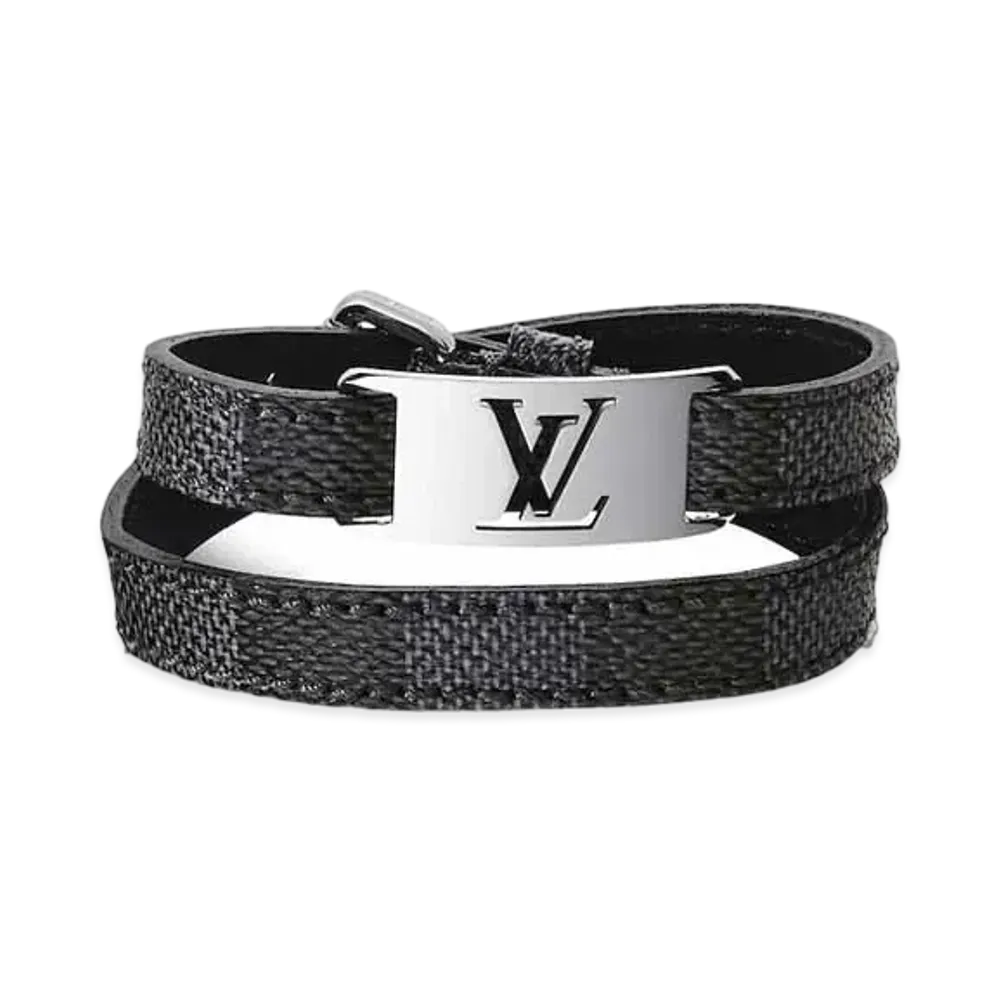 Louis Vuitton Sign It Bracelet Damier Graphite