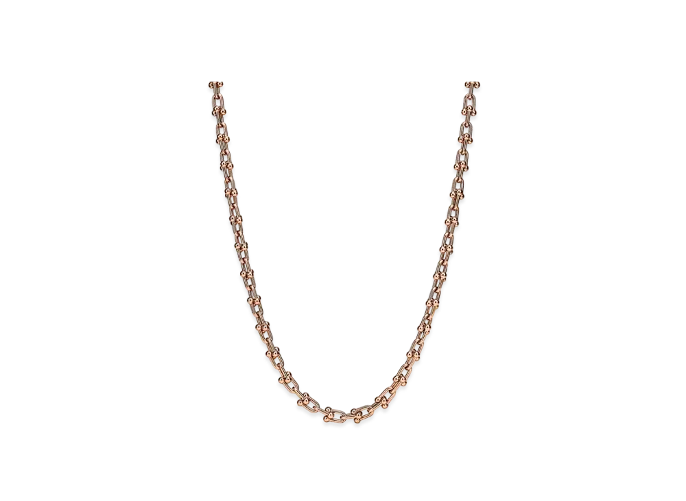 Tiffany & Co. Micro Link Necklace "Rose Gold"
