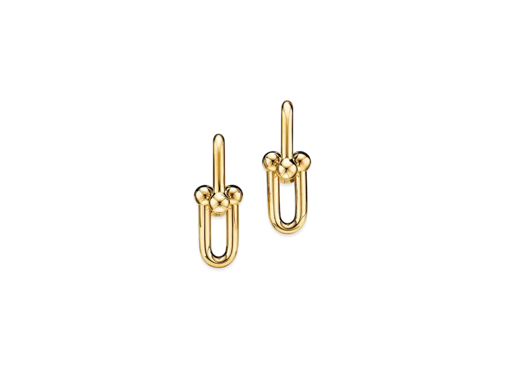 Tiffany & Co. Medium Link Earrings "Yellow Gold"