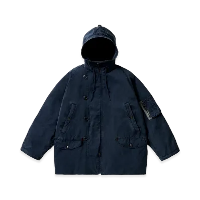 A.PRESSE Vintage Silk Custom N-3B Flight Jacket "Navy"