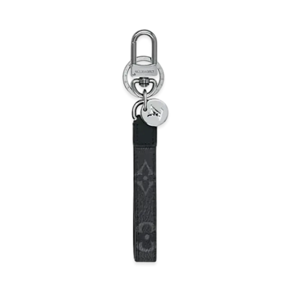 Louis Vuitton Dragonne Bag Charm & Key Holder Monogram Eclipse