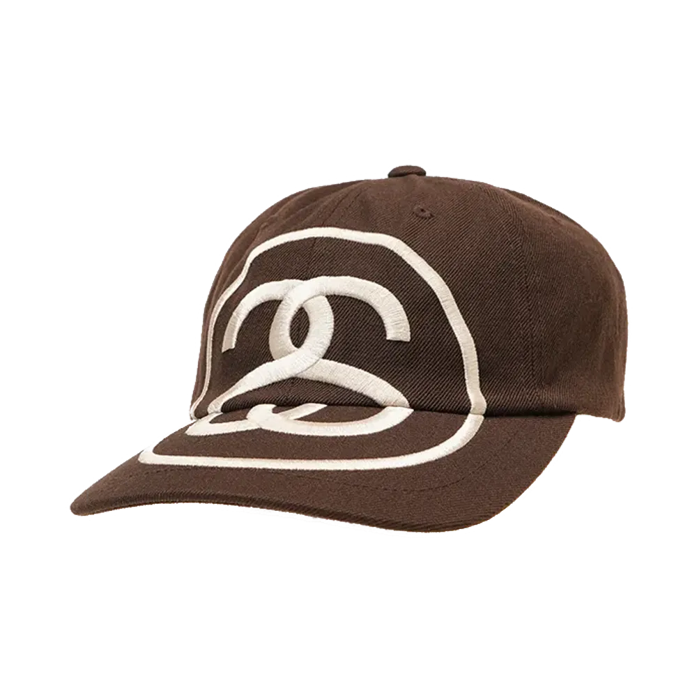 Stussy Low Pro Big Link Snapback "Brown"