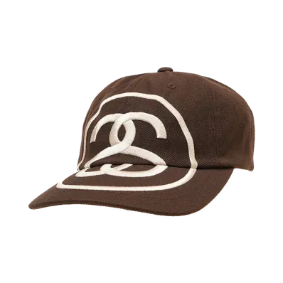 Stussy Low Pro Big Link Snapback "Brown"