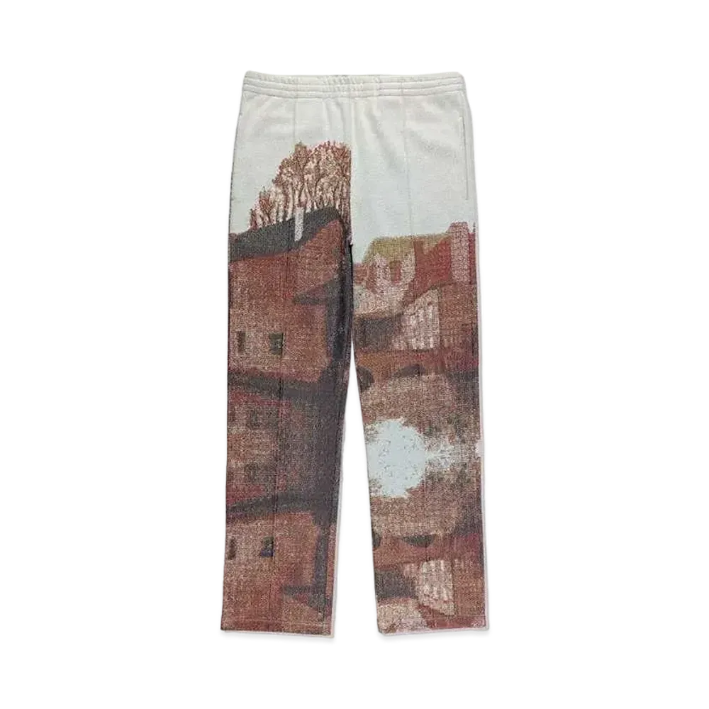 WIND AND SEA Landscape Jacquard Pants "Beige"