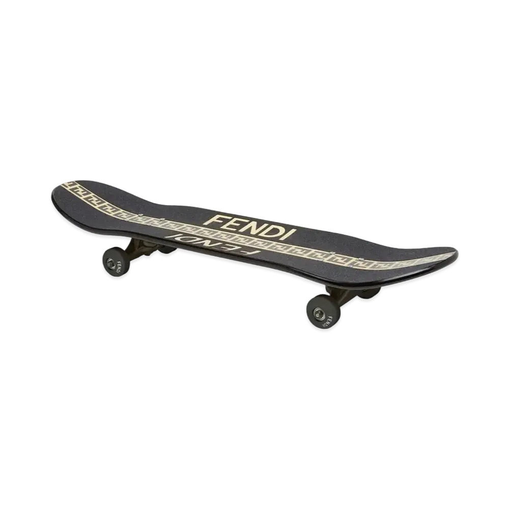 FENDI x Versace Fendace Black Wooden Longboard "Black"