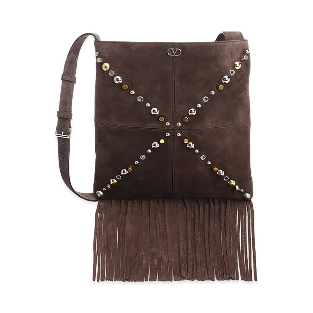Valentino "Nellcote" Shoulder Bag "Brown"