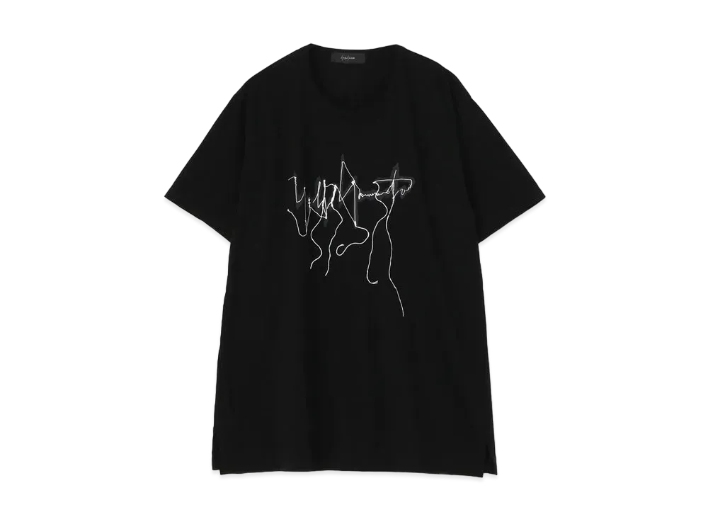 Yohji Yamamoto PLAIN STITCH T-SHIRT YOHJI YAMAMOTO PT "Black"