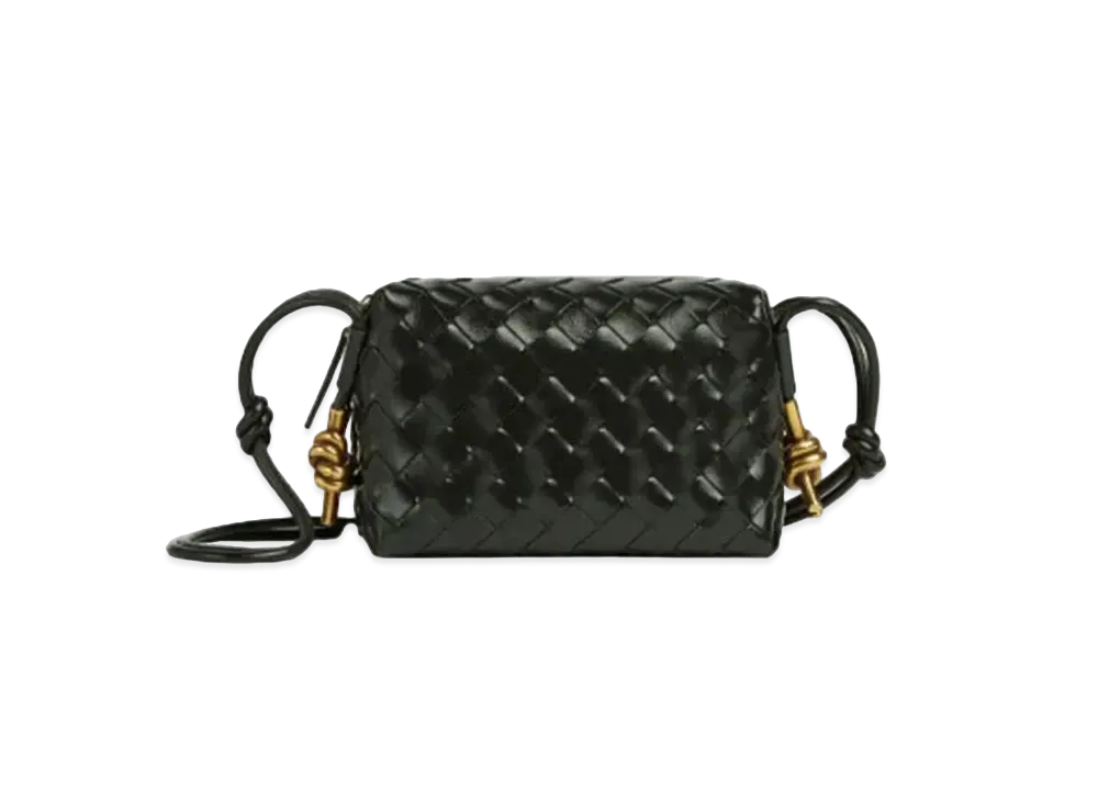 Bottega Veneta Mini Loop Camera Bag "Dark Green"