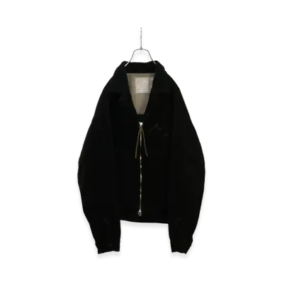 ANCELLM Corduroy Zipup Jacket "Black"