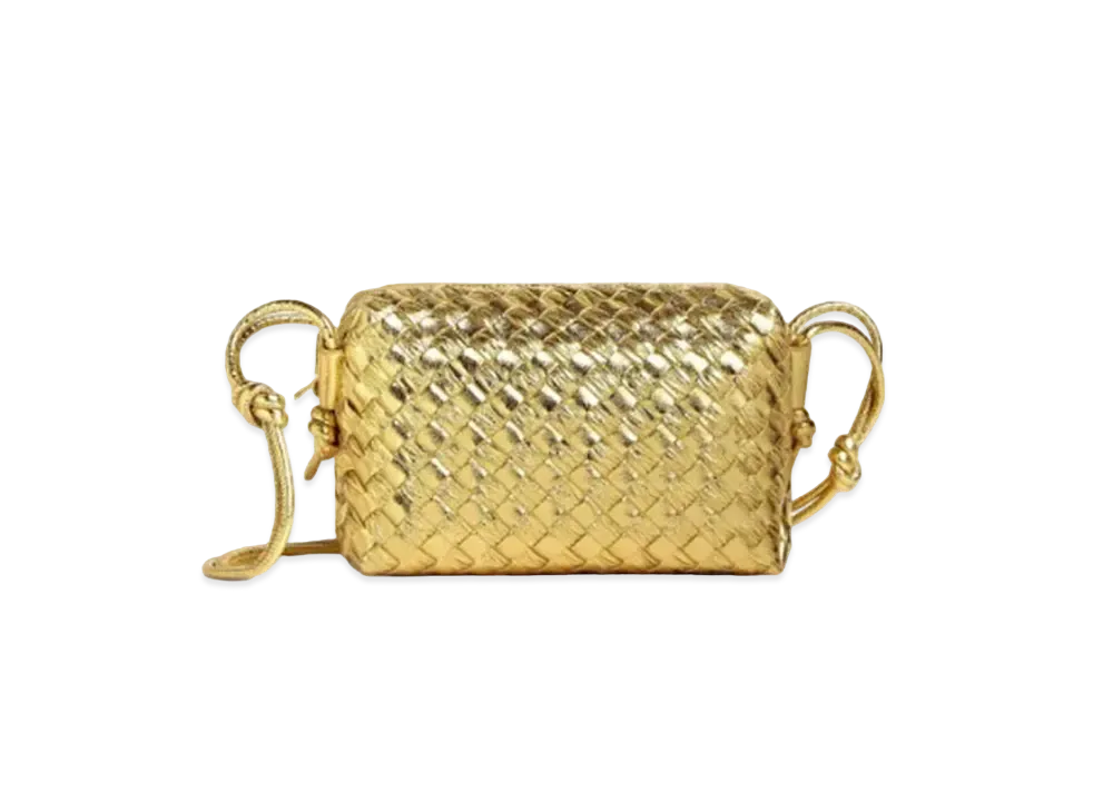 Bottega Veneta Candy Loop Camera Bag "Gold"