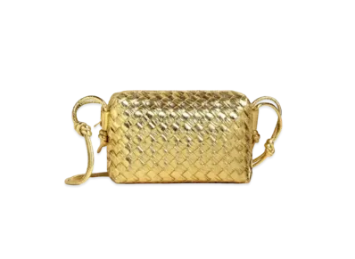 Bottega Veneta Candy Loop Camera Bag "Gold"