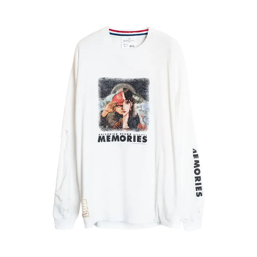 SEVESKIG \ MEMORIES M.V Crush L/SL Tee "WHITE"