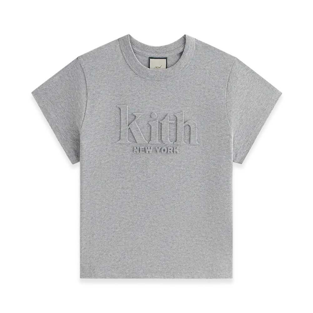 Kith Women's Mulberry Vintage New York Tee "Cool Heather Grey"
