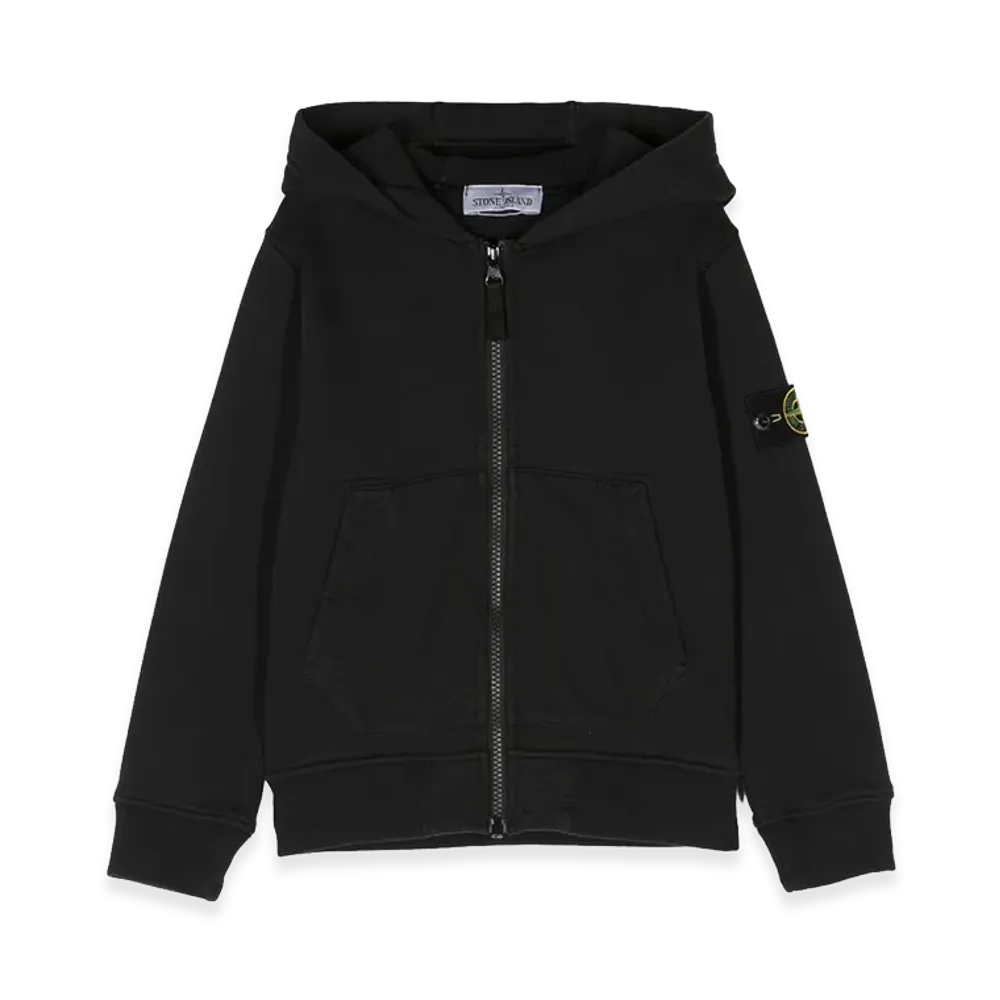 Stone Island Kids Sweaters "Black"