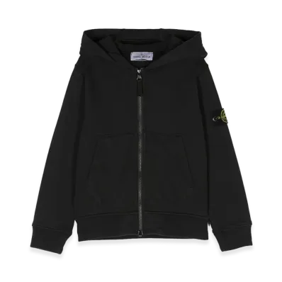 Stone Island Kids Sweaters "Black"