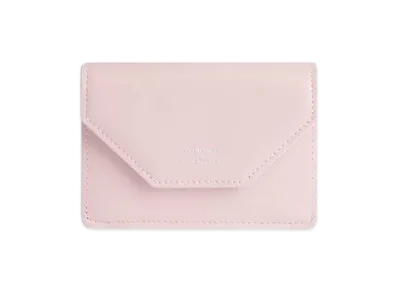 BALENCIAGA Envelope Mini Wallet "Suede Pink/Dark Burgundy"